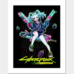 Cyberpunk Edgerunners Rebecca Posters and Art